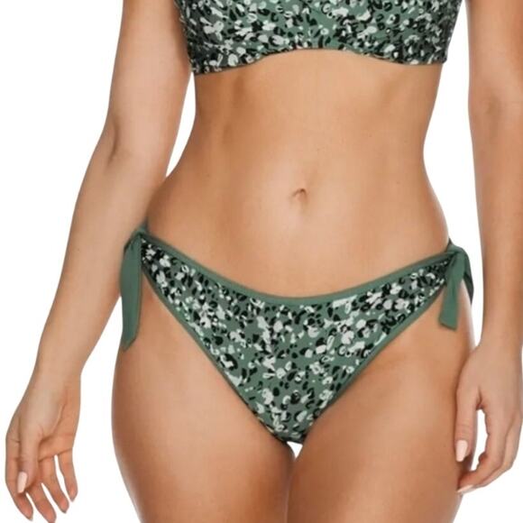 SUNSETS Catwalk Lula Reversible Side Tie Bikini Bottom, Size Small - Picture 1 of 7